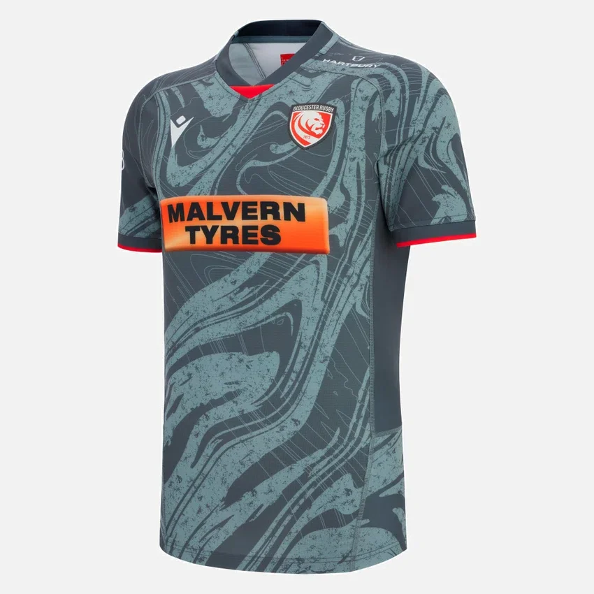 Gloucester Rugby 2025/26 Euro-Hemd Gloucester Rugby 2025/26 Euro-Hemd