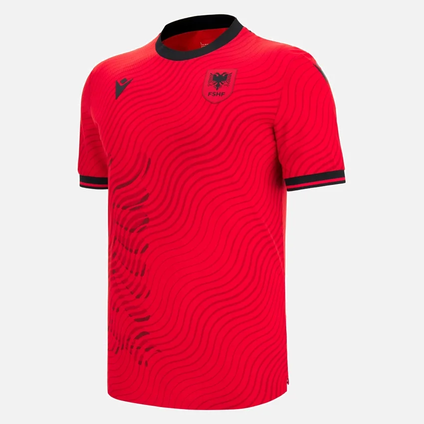 Heimtrikot der albanischen Nationalmannschaft FSHF 2026/27 für Erwachsene Heimtrikot der albanischen Nationalmannschaft FSHF 2026/27 für Erwachsene
