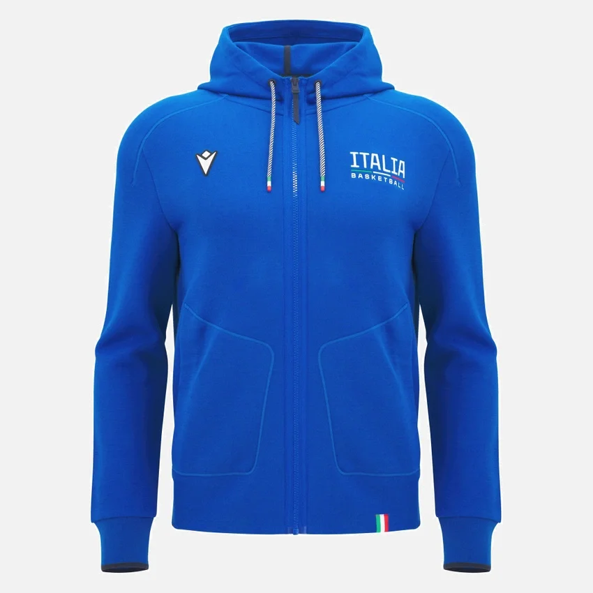 Italbasket 2025/26 Herren-Hoodie im Athleisure-Stil Italbasket 2025/26 Herren-Hoodie im Athleisure-Stil