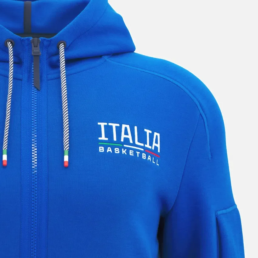 Italbasket 2025/26 Herren-Hoodie im Athleisure-Stil Italbasket 2025/26 Herren-Hoodie im Athleisure-Stil