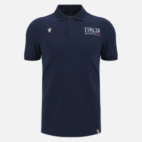 Italbasket 2025/26 Herren-Poloshirt im Athleisure-Stil