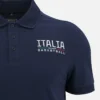 Italbasket 2025/26 Herren-Poloshirt im Athleisure-Stil Italbasket 2025/26 Herren-Poloshirt im Athleisure-Stil