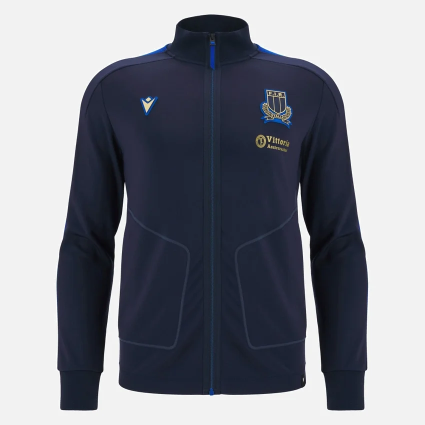 Italia Rugby 2025/26 Athleisure Anthem Jacke für Erwachsene Italia Rugby 2025/26 Athleisure Anthem Jacke für Erwachsene