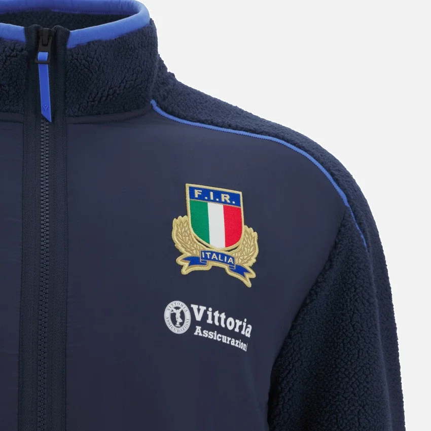 Italia Rugby 2025/26 Athleisure Teddyjacke für Erwachsene Italia Rugby 2025/26 Athleisure Teddyjacke für Erwachsene