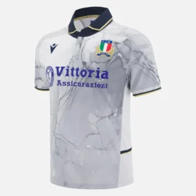 Italia Rugby 2025/26 Auswärts-Replica-Hemd für Erwachsene aus Polyester