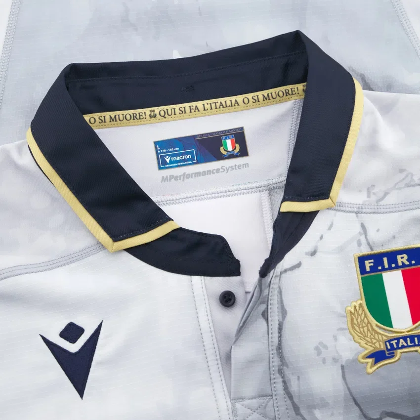 Italia Rugby 2025/26 Auswärtshemd für Erwachsene Italia Rugby 2025/26 Auswärtshemd für Erwachsene