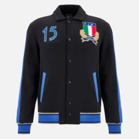 Italia Rugby 2025/26 College-Sweatshirt für Erwachsene aus der Fan-Kollektion