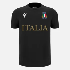 Italia Rugby 2025/26 Fan-Kollektion für Erwachsene Baumwoll-T-Shirt