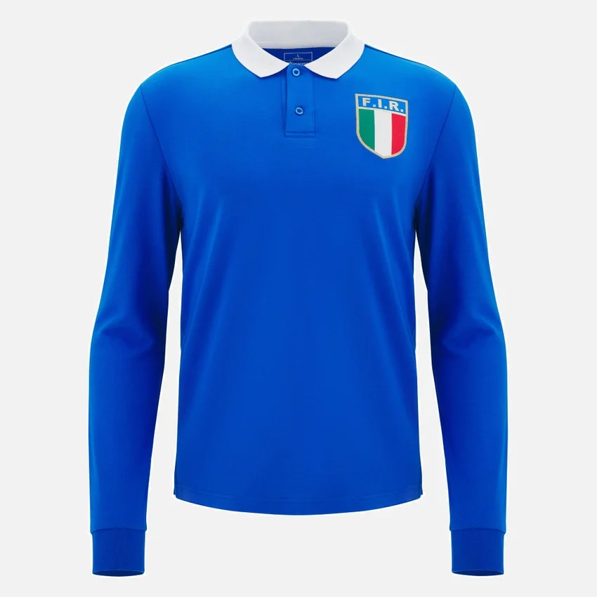 Italia Rugby 2025/26 Fan-Kollektion für Erwachsene Baumwoll-T-Shirt Italia Rugby 2025/26 Fan-Kollektion für Erwachsene Baumwoll-T-Shirt