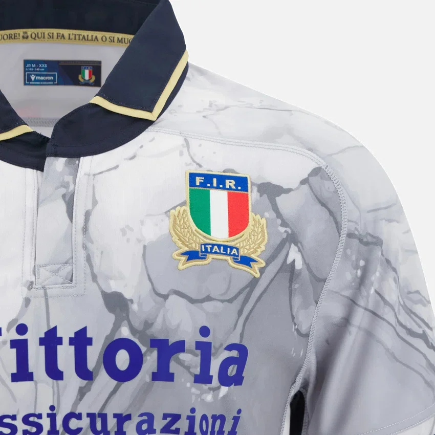 Italia Rugby 2025/26 Junior-Auswärts-Replica-Hemd Italia Rugby 2025/26 Junior-Auswärts-Replica-Hemd