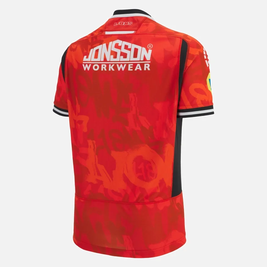 Lions Rugby 2025/26 Heimhemd für Erwachsene aus Polyester Lions Rugby 2025/26 Heimhemd für Erwachsene aus Polyester
