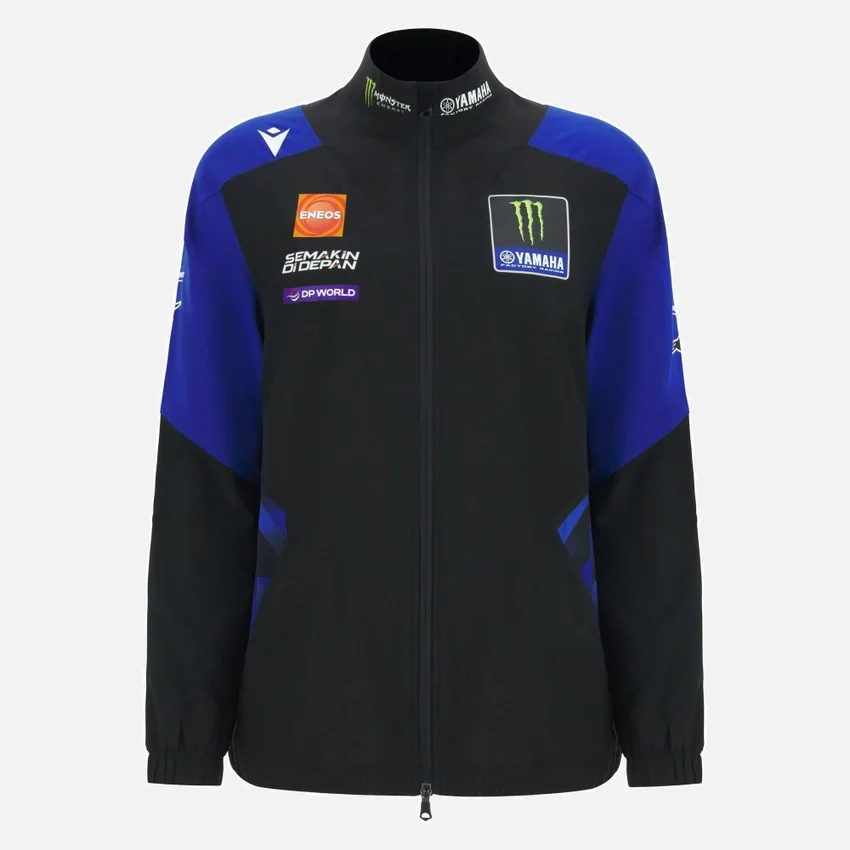 Monster Energy Yamaha MotoGP 2026 Damen-Team-Replica-Sweatshirt mit durchgehendem Reißverschluss Monster Energy Yamaha MotoGP 2026 Damen-Team-Replica-Sweatshirt mit durchgehendem Reißverschluss