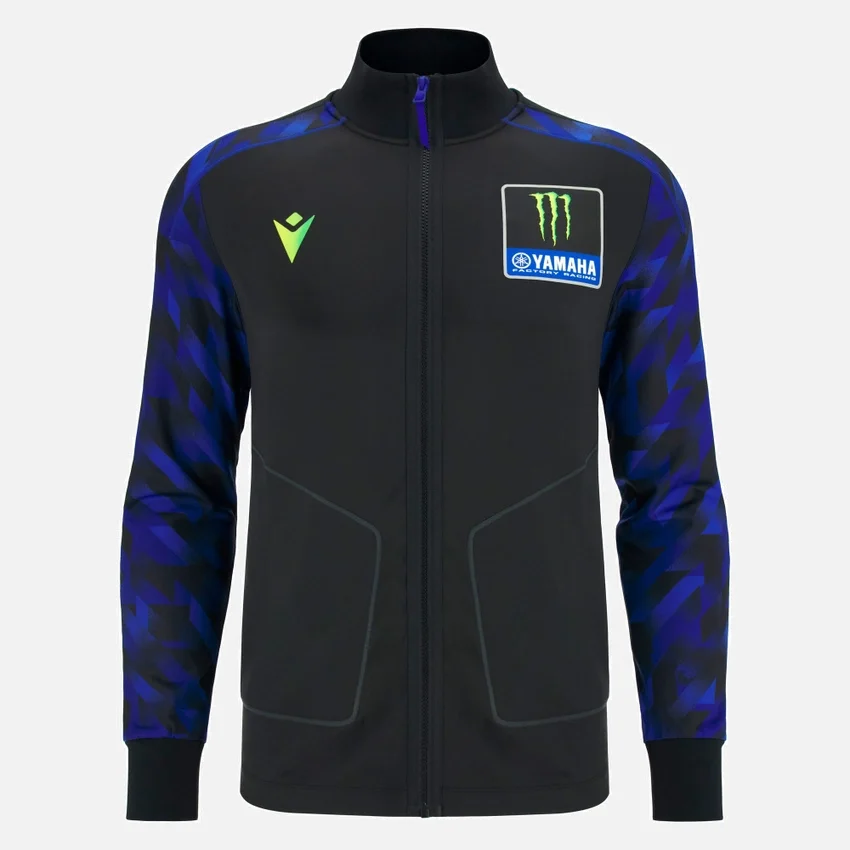 Monster Energy Yamaha MotoGP 2026 Herren-Fan-Sweatshirt mit durchgehendem Reißverschluss Monster Energy Yamaha MotoGP 2026 Herren-Fan-Sweatshirt mit durchgehendem Reißverschluss