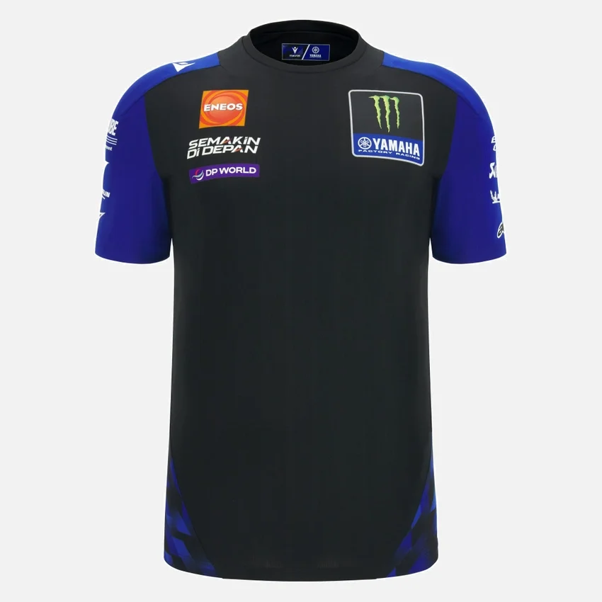 Monster Energy Yamaha MotoGP 2026 Herren-Team-Replica-Hemd Monster Energy Yamaha MotoGP 2026 Herren-Team-Replica-Hemd