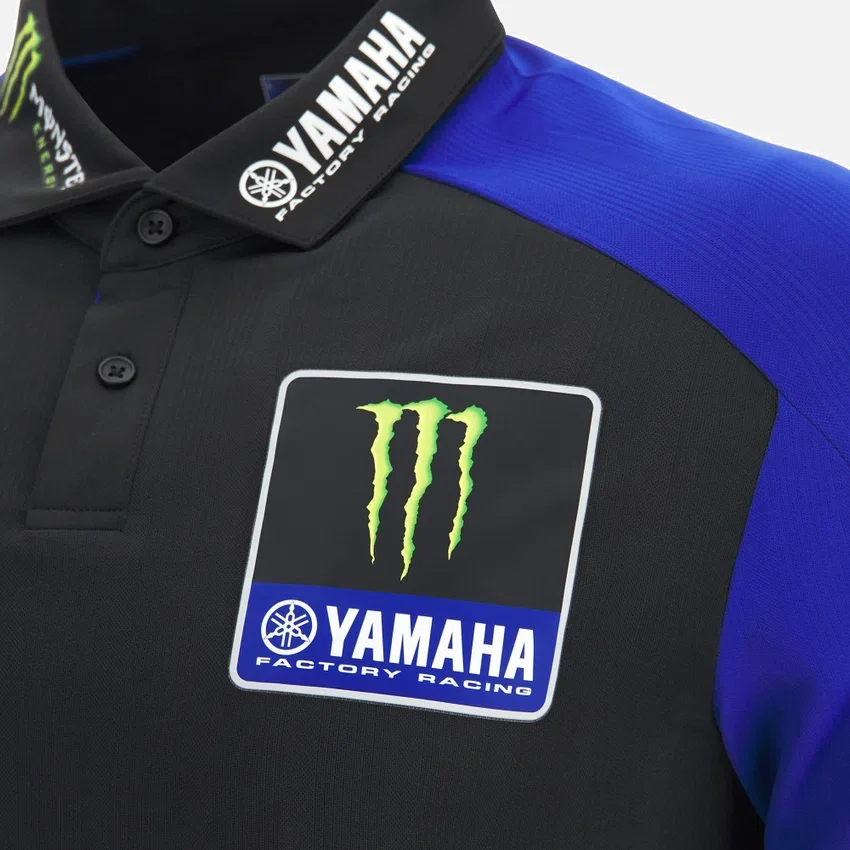 Monster Energy Yamaha MotoGP 2026 Herren-Team-Replica-Poloshirt Monster Energy Yamaha MotoGP 2026 Herren-Team-Replica-Poloshirt