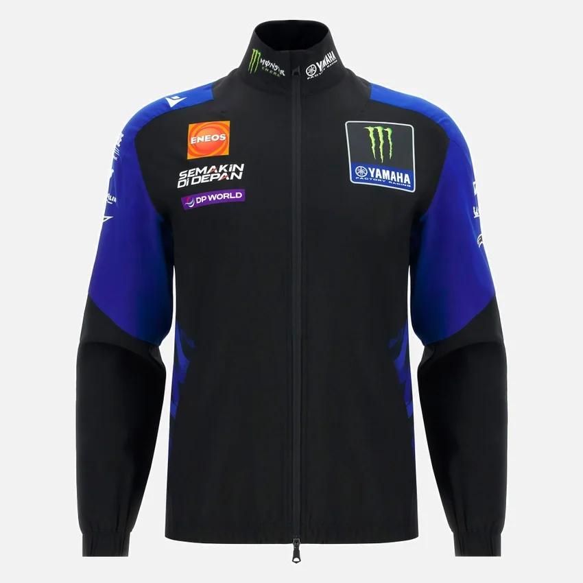 Monster Energy Yamaha MotoGP 2026 Herren-Team-Replica-Sweatshirt mit durchgehendem Reißverschluss Monster Energy Yamaha MotoGP 2026 Herren-Team-Replica-Sweatshirt mit durchgehendem Reißverschluss
