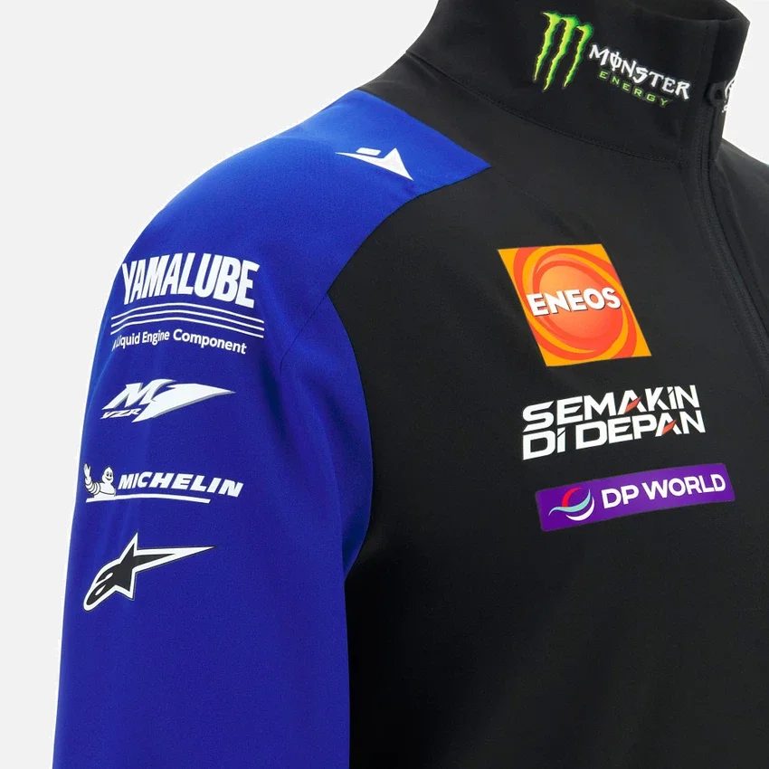 Monster Energy Yamaha MotoGP 2026 Herren-Team-Replica-Sweatshirt mit durchgehendem Reißverschluss Monster Energy Yamaha MotoGP 2026 Herren-Team-Replica-Sweatshirt mit durchgehendem Reißverschluss