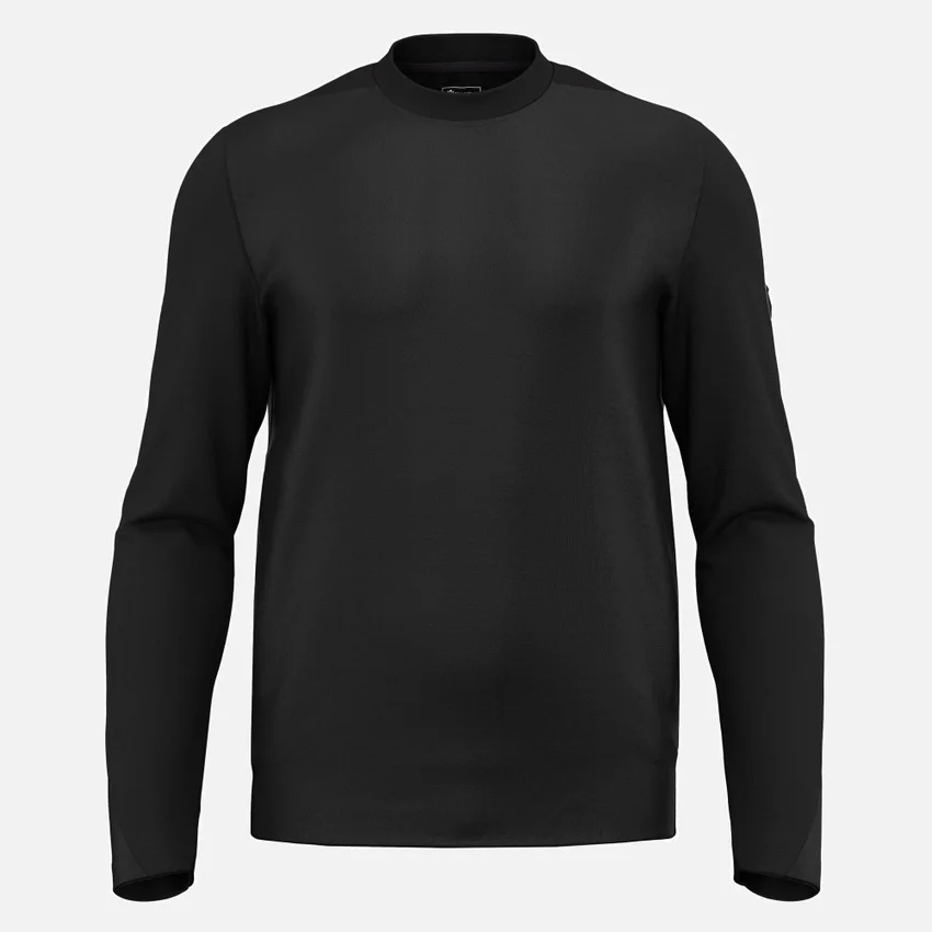 Mooncrest Sweatshirt mit Rundhalsausschnitt und gerippten Besätzen Mooncrest Sweatshirt mit Rundhalsausschnitt und gerippten Besätzen
