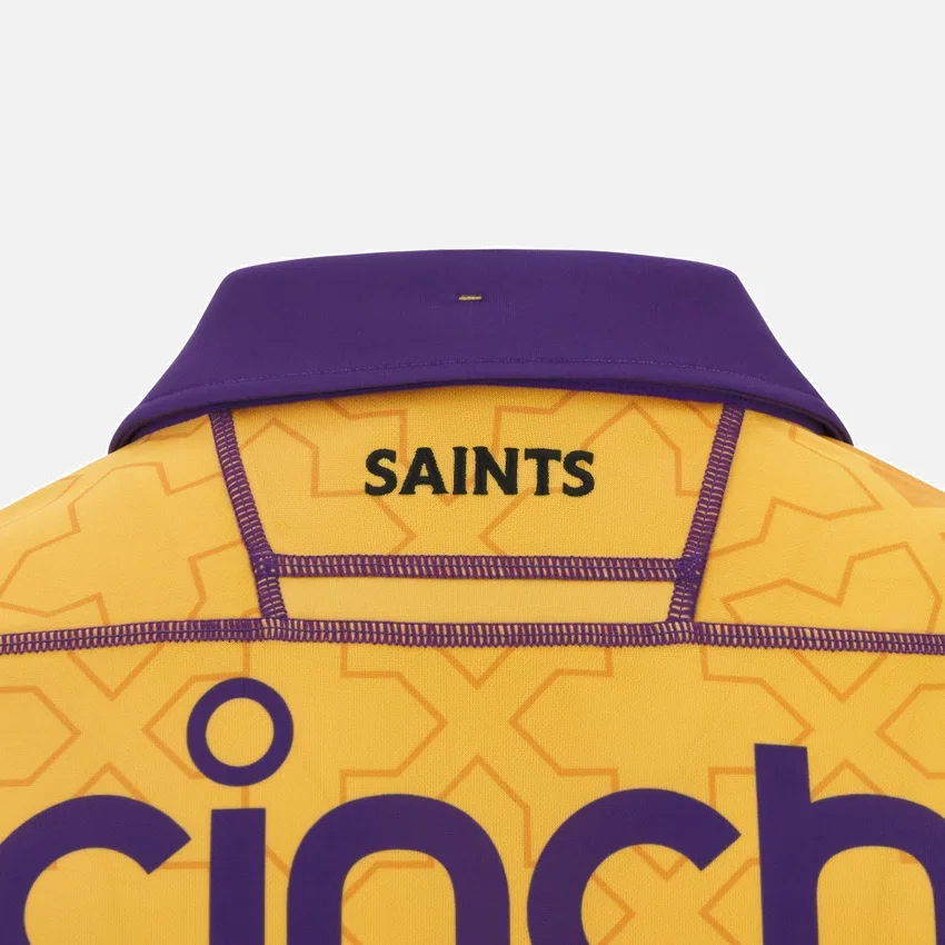 Northampton Saints 2025/26 Auswärts-Replika-Hemd für Erwachsene aus Polyester Northampton Saints 2025/26 Auswärts-Replika-Hemd für Erwachsene aus Polyester