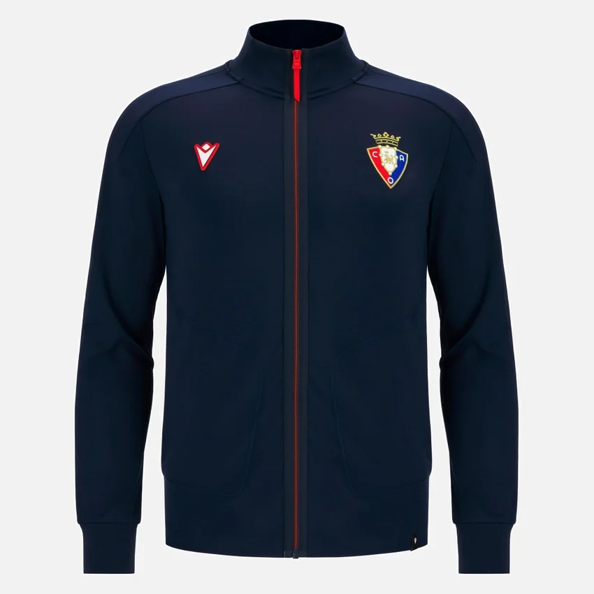 Osasuna 2025/26 Warm-up-Jacke „Anthem“ für Erwachsene, Athleisure Osasuna 2025/26 Warm-up-Jacke „Anthem“ für Erwachsene, Athleisure