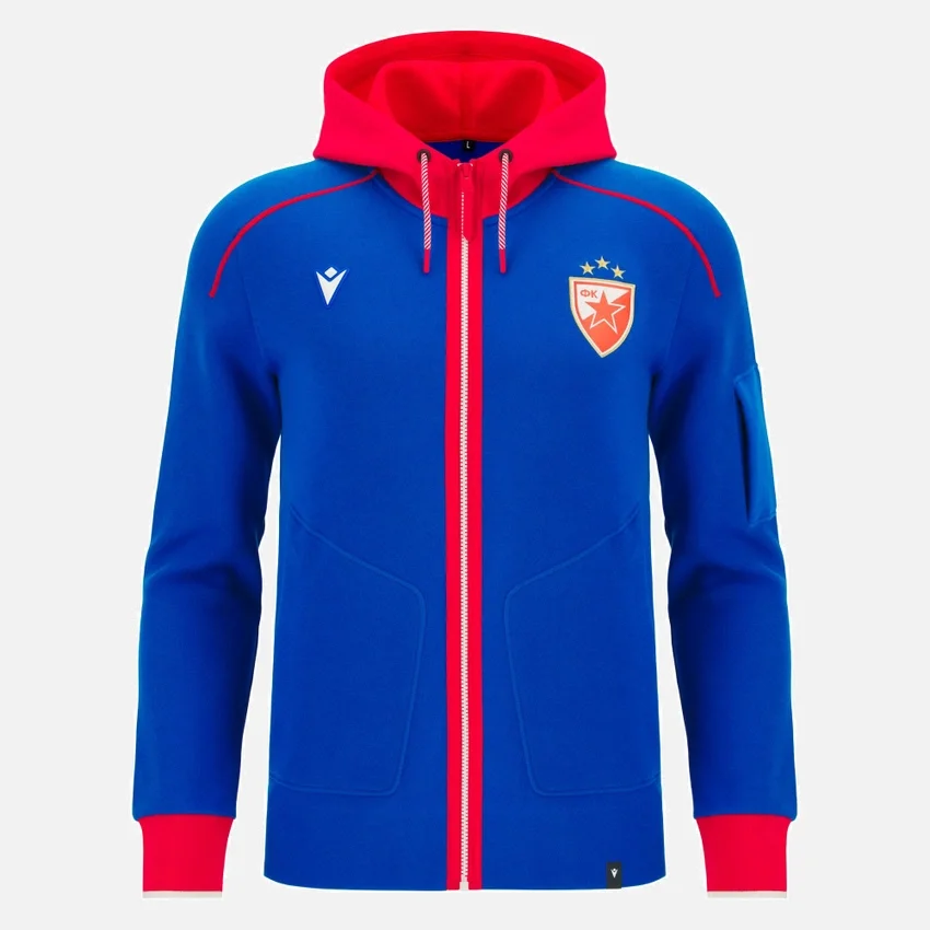 Red Star Belgrad 2025/26 Baumwoll-Sweatshirt für Erwachsene Red Star Belgrad 2025/26 Baumwoll-Sweatshirt für Erwachsene