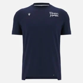 Sale Sharks 2025/26 Navy Baumwoll-T-Shirt