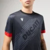 Schwarzes Padel-Hemd Macron X Ducati