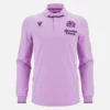 Scottish Rugby 2025/26 Auswärts-Langarmshirt mit Ärmlingen aus Baumwolle