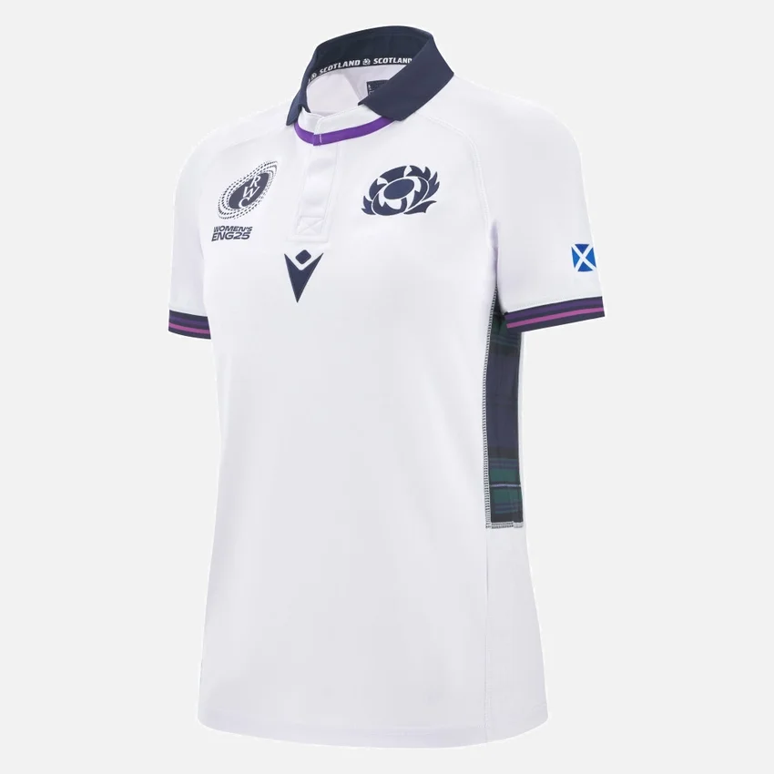 Scottish Rugby 2025/26 Auswärts-WRWC-Replica-Hemd in Damenpassform Scottish Rugby 2025/26 Auswärts-WRWC-Replica-Hemd in Damenpassform