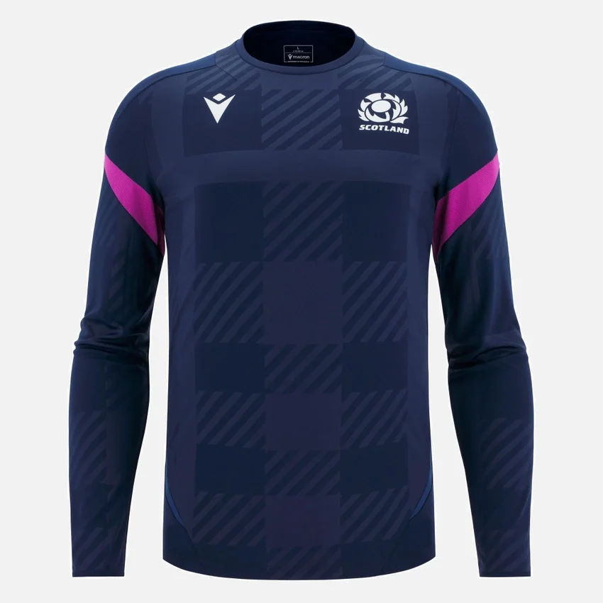 Scottish Rugby 2025/26 Langarm-T-Shirt Scottish Rugby 2025/26 Langarm-T-Shirt