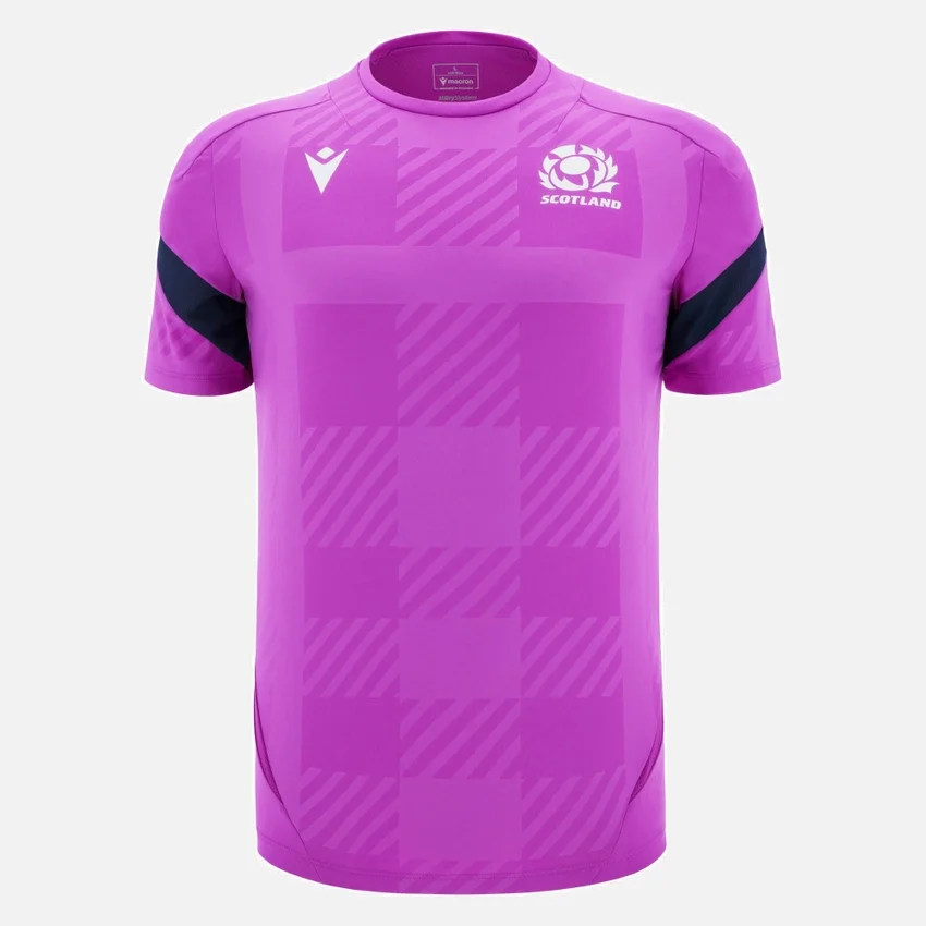 Scottish Rugby 2025/26 Lila Trainings-T-Shirt Scottish Rugby 2025/26 Lila Trainings-T-Shirt