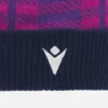 Scottish Rugby 2025/26 Marineblaue und violette Mütze mit Bommel Scottish Rugby 2025/26 Marineblaue und violette Mütze mit Bommel