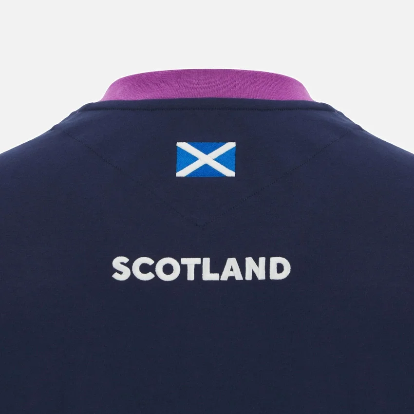 Scottish Rugby 2025/26 Navy Baumwoll-T-Shirt Scottish Rugby 2025/26 Navy Baumwoll-T-Shirt