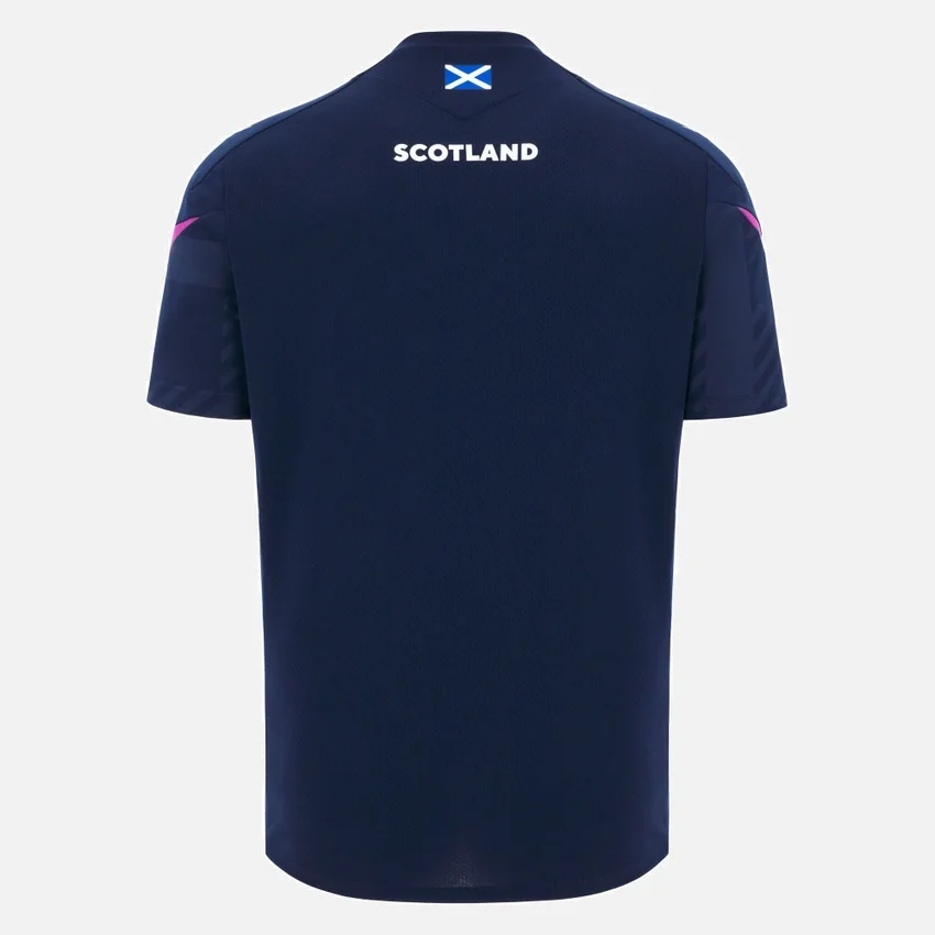 Scottish Rugby 2025/26 Navy Trainings-T-Shirt Scottish Rugby 2025/26 Navy Trainings-T-Shirt