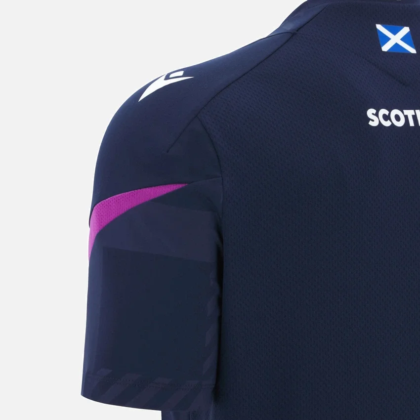 Scottish Rugby 2025/26 Navy Trainings-T-Shirt Scottish Rugby 2025/26 Navy Trainings-T-Shirt
