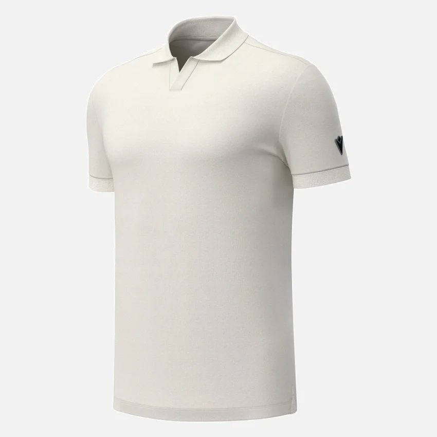 Strahlendes Poloshirt mit Stehkragen Strahlendes Poloshirt mit Stehkragen