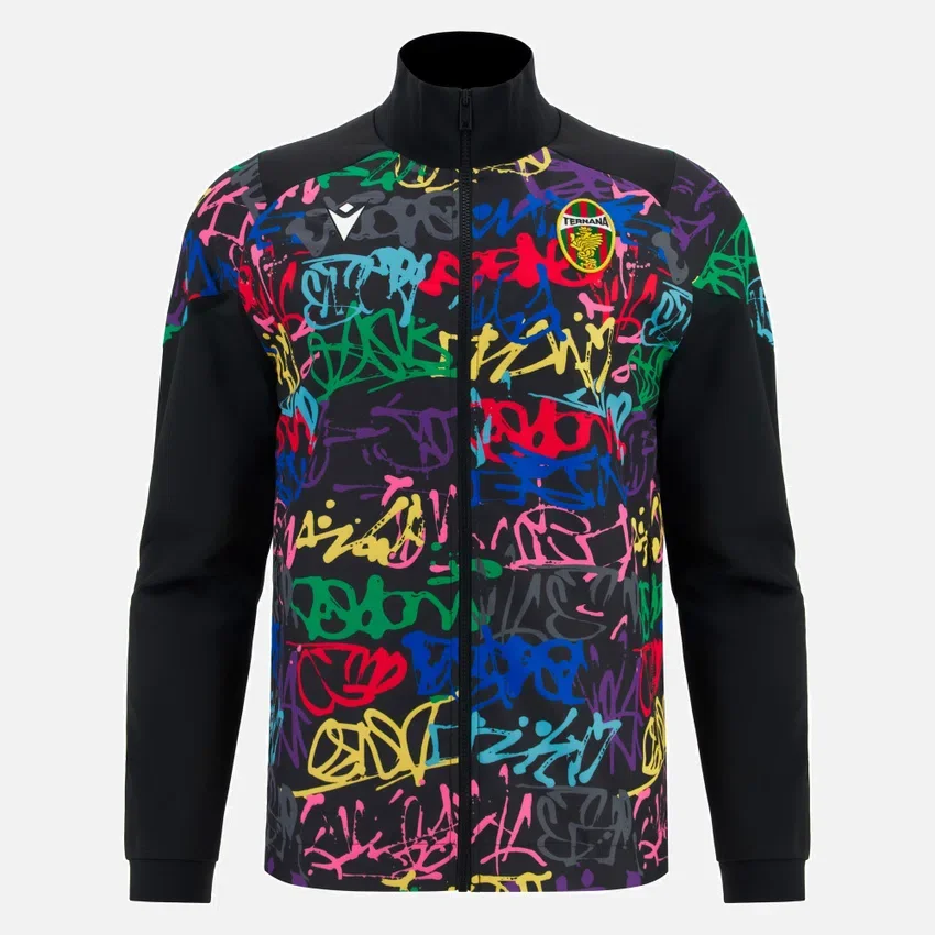 Ternana Calcio 2025/26 Warm-up-Jacke für Erwachsene Ternana Calcio 2025/26 Warm-up-Jacke für Erwachsene