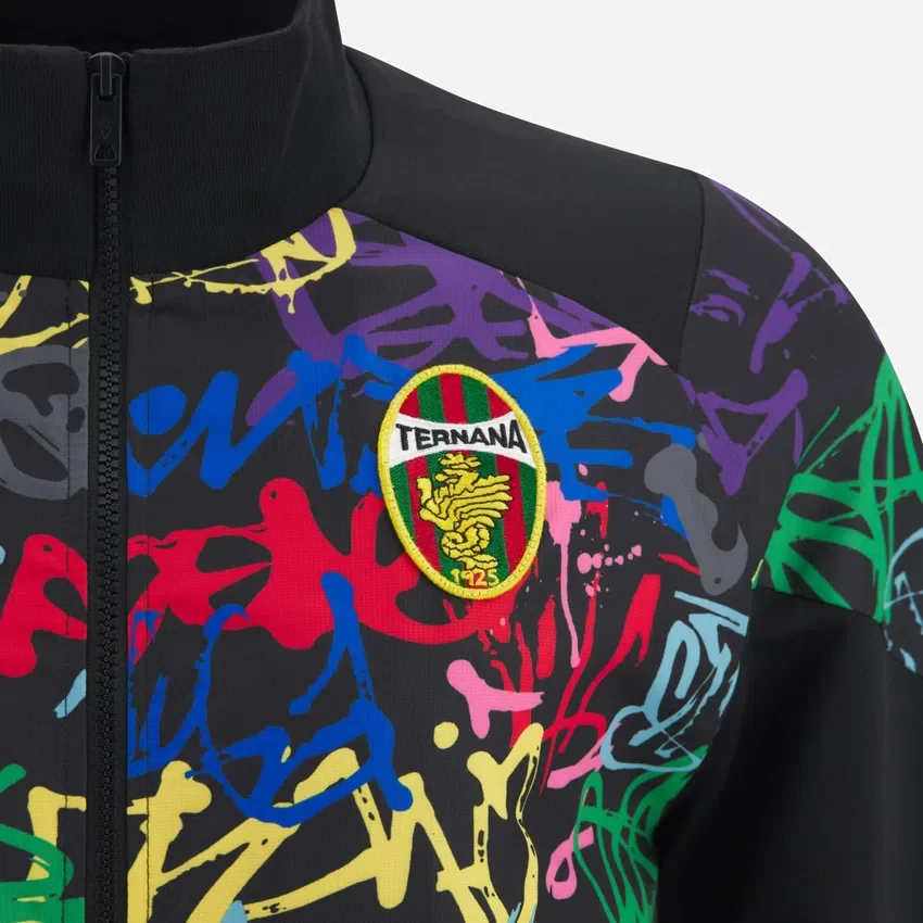 Ternana Calcio 2025/26 Warm-up-Jacke für Erwachsene Ternana Calcio 2025/26 Warm-up-Jacke für Erwachsene