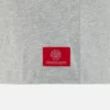 Unibo Collection Grau meliertes Baumwoll-T-Shirt für Erwachsene Unibo Collection Grau meliertes Baumwoll-T-Shirt für Erwachsene
