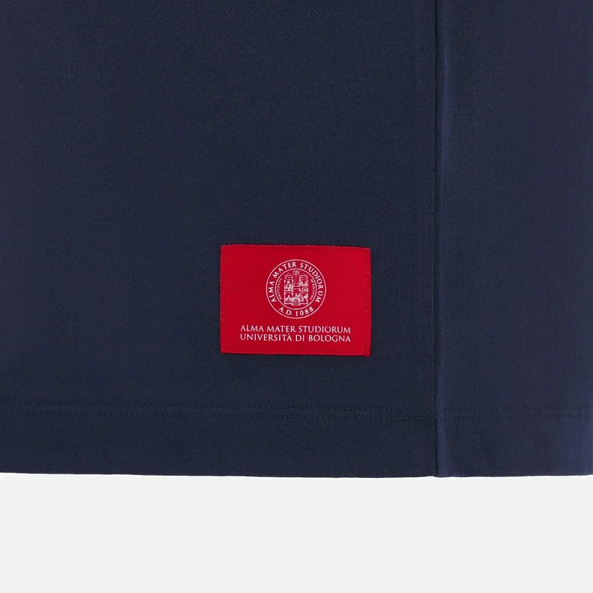 Unibo Collection Navy Kinder-Baumwoll-T-Shirt Unibo Collection Navy Kinder-Baumwoll-T-Shirt