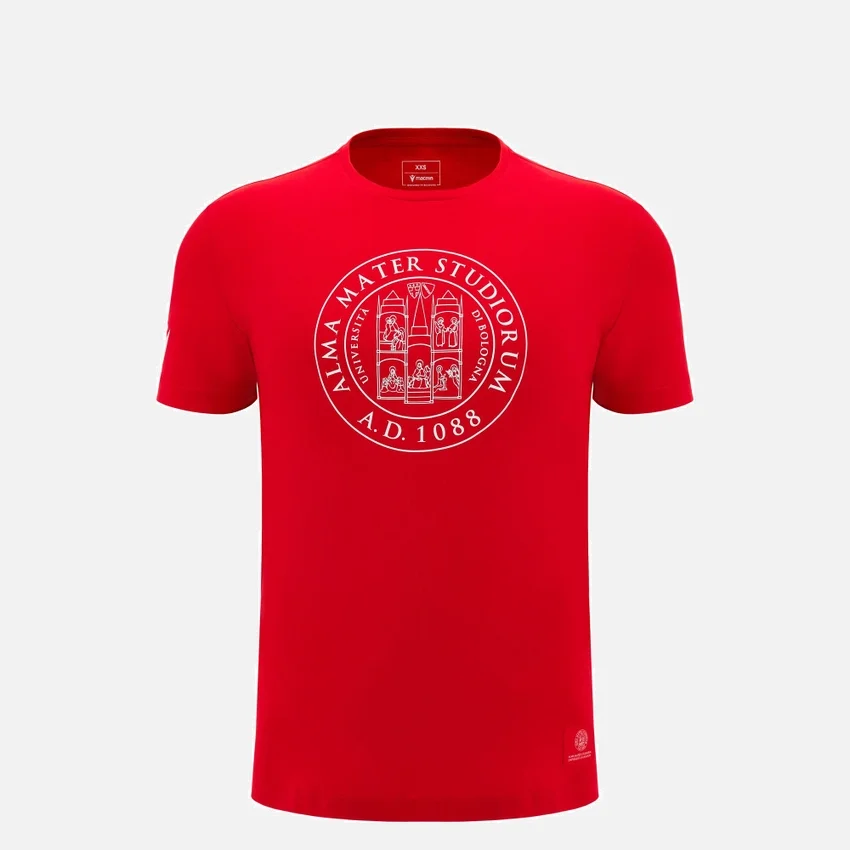 Unibo Collection Rotes Kinder-Baumwoll-T-Shirt Unibo Collection Rotes Kinder-Baumwoll-T-Shirt