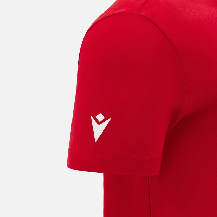 Unibo Collection Rotes Kinder-Baumwoll-T-Shirt Unibo Collection Rotes Kinder-Baumwoll-T-Shirt