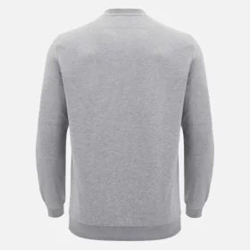 Unibo-Kollektion Grau meliert Ungebürstetes Sweatshirt mit Rundhalsausschnitt für Senioren