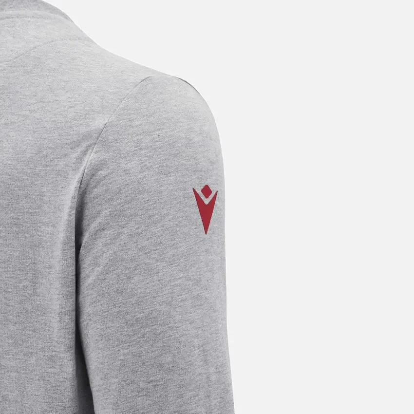 Unibo-Kollektion Grau meliert Ungebürstetes Sweatshirt mit Rundhalsausschnitt für Senioren Unibo-Kollektion Grau meliert Ungebürstetes Sweatshirt mit Rundhalsausschnitt für Senioren