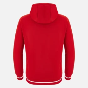 Unibo-Kollektion Roter Hoodie mit gebürsteter Innenseite für Senioren Unibo-Kollektion Roter Hoodie mit gebürsteter Innenseite für Senioren