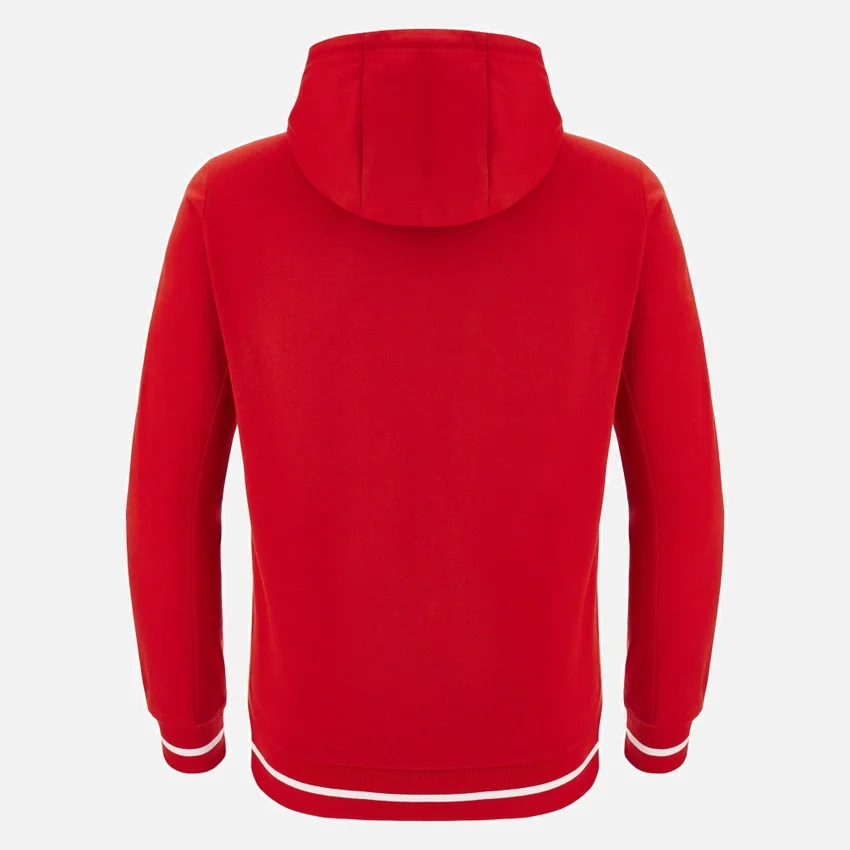 Unibo-Kollektion Roter Hoodie mit gebürsteter Innenseite für Senioren Unibo-Kollektion Roter Hoodie mit gebürsteter Innenseite für Senioren