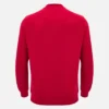 Unibo-Kollektion Rotes, ungebürstetes Sweatshirt mit Rundhalsausschnitt für Senioren Unibo-Kollektion Rotes, ungebürstetes Sweatshirt mit Rundhalsausschnitt für Senioren