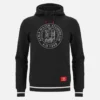 Unibo-Kollektion Schwarzer Hoodie mit gebürsteter Innenseite für Senioren Unibo-Kollektion Schwarzer Hoodie mit gebürsteter Innenseite für Senioren