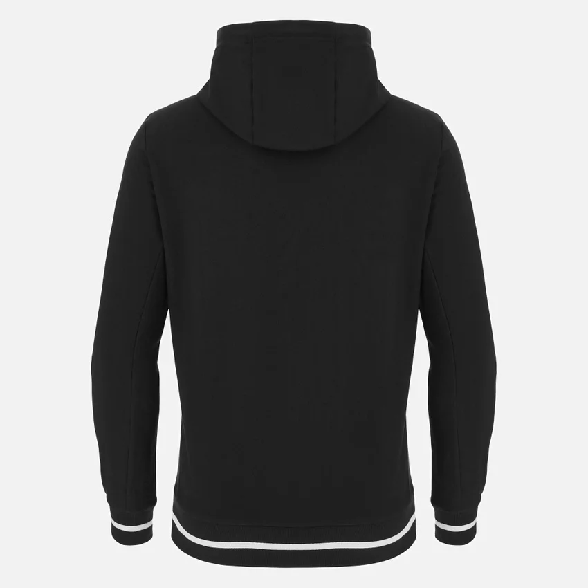 Unibo-Kollektion Schwarzer Hoodie mit gebürsteter Innenseite für Senioren Unibo-Kollektion Schwarzer Hoodie mit gebürsteter Innenseite für Senioren
