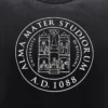 Unibo-Kollektion Schwarzes, ungebürstetes Sweatshirt mit Rundhalsausschnitt für Senioren Unibo-Kollektion Schwarzes, ungebürstetes Sweatshirt mit Rundhalsausschnitt für Senioren